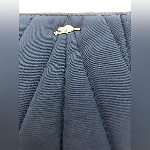 ROOTS Navy Canvas Wallet - Picture 5 of 8